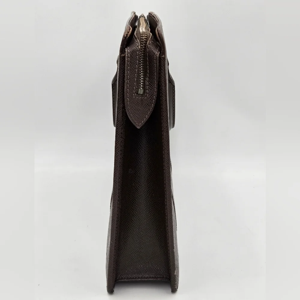 Louis Vuitton Taiga Ardoise Porte Document Lozan Briefcase VI0065